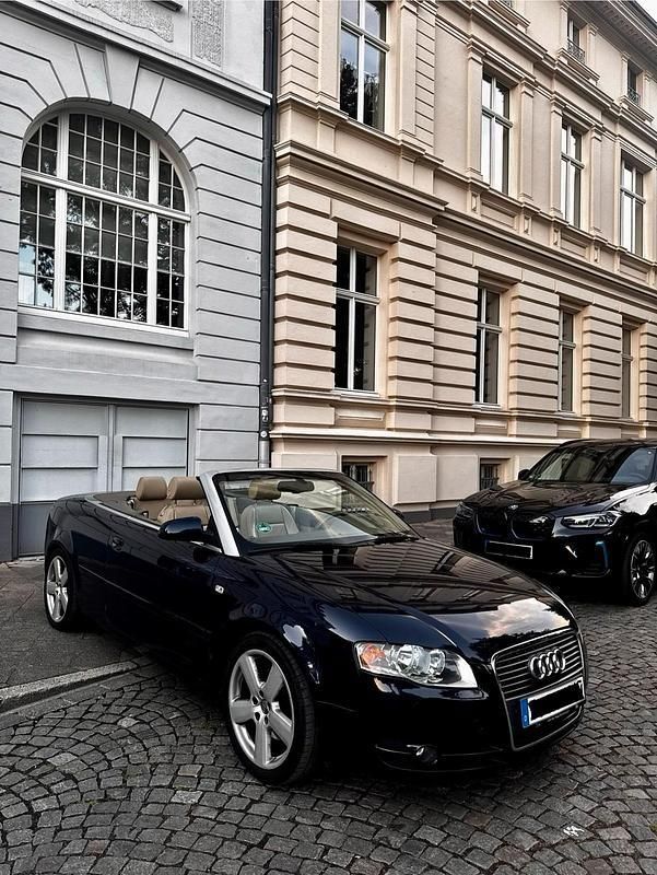 Blau Gebraucht 2007 Audi A4 Cabriolet Cabrio | 5.590 € (Guter Preis) - Bild 1/4