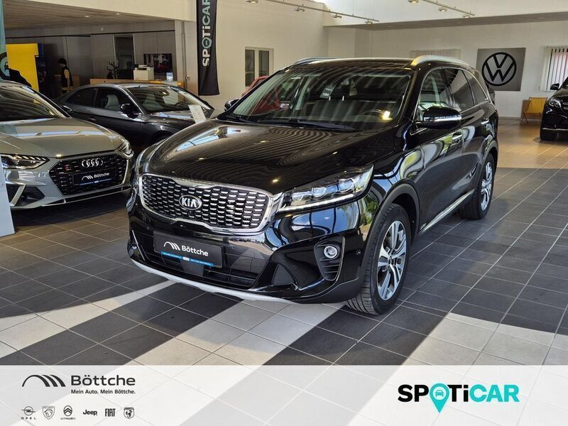 (abp) auroraschwarz met Gebraucht 2020 Kia Sorento Platinum SUV | 33.770 € (Fairer Preis) - Bild 1/4