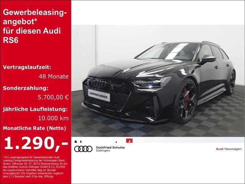 Mythosschwarz metallic Gebraucht 2025 Audi RS6 Performance Kombi | 149.980 € (Etwas zu teuer) - Bild 1/4