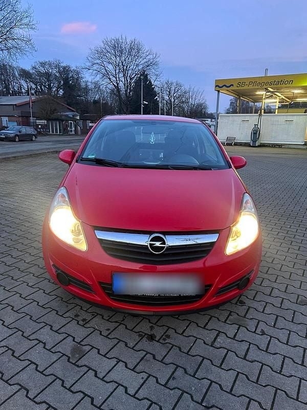 Gebraucht Opel Corsa 2009 Rot Kleinwagen