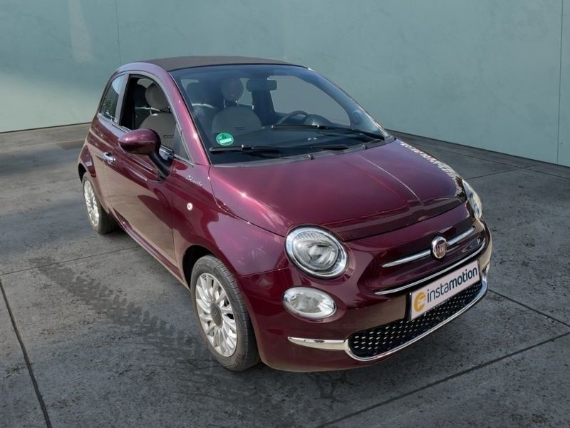 Rot Gebraucht 2021 Fiat 500C Dolcevita Cabrio | 12.990 € (Fairer Preis) - Bild 1/3