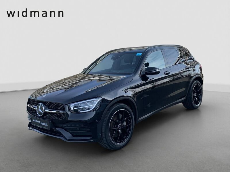 Metalliclack obsidianschwarz Gebraucht 2022 Mercedes GLC400d AMG SUV | 47.850 € (Etwas zu teuer) - Bild 1/4