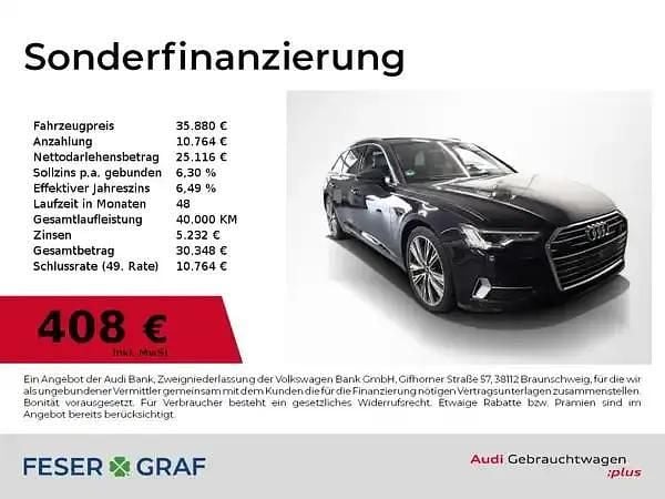 Firmamentblau metallic Gebraucht 2022 Audi A6 Ambiente Kombi | 35.880 € (Fairer Preis) - Bild 1/2