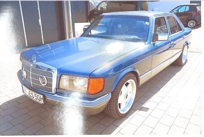 Blau Gebraucht 1982 Mercedes 380 Limousine | 20.499 € - Bild 1/4