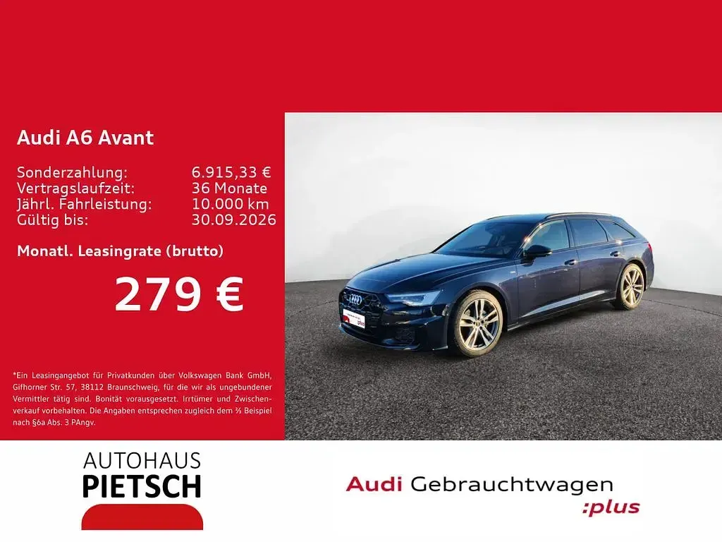 Gebraucht Audi A6 S-Line 204 PS (150 kW) 2025 Firmamentblau metallic Kombi