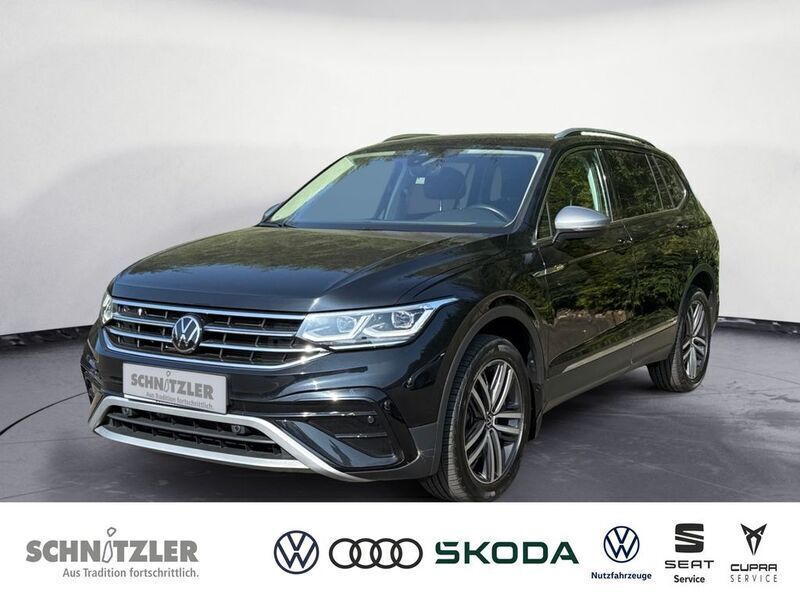 Schwarz Gebraucht 2022 VW Tiguan Allspace Elegance SUV | 31.950 € (Superpreis) - Bild 1/4