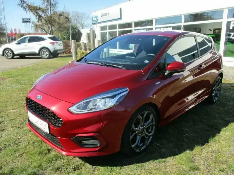 Gebraucht Ford Fiesta ST-Line 101 PS (74 kW) 2017 Rubyrotmetallic Kleinwagen