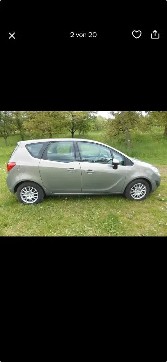 Gebraucht Opel Meriva 120 PS (88 kW) 2011 Grau Van / Kleinbus