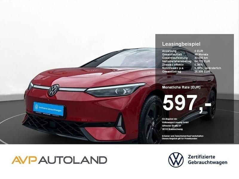 Rot Gebraucht 2024 VW ID.7 GTX Limousine | 54.170 € - Bild 1/4