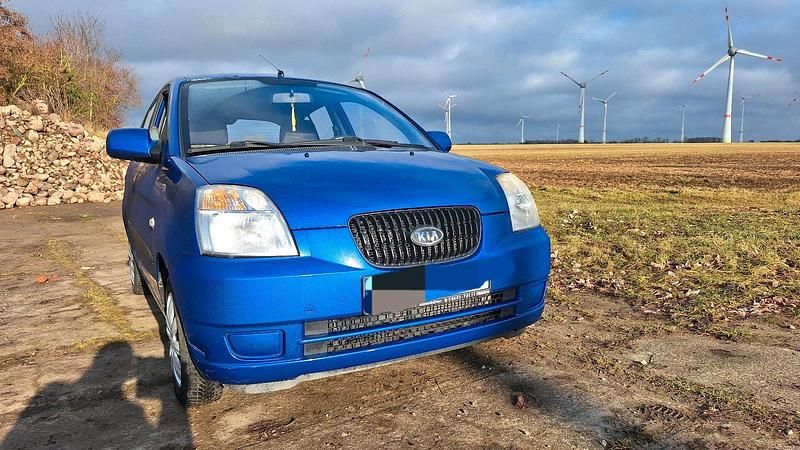 Gebraucht Kia Picanto 67 PS (49 kW) 2007 Blau Kleinwagen