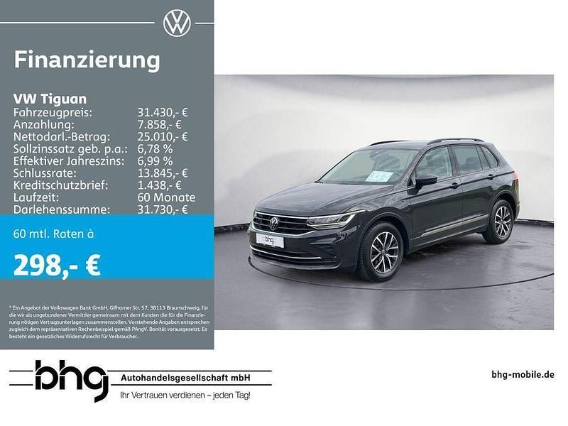 Uranograu Gebraucht 2023 VW Tiguan Life SUV | 31.430 € (Fairer Preis) - Bild 1/4