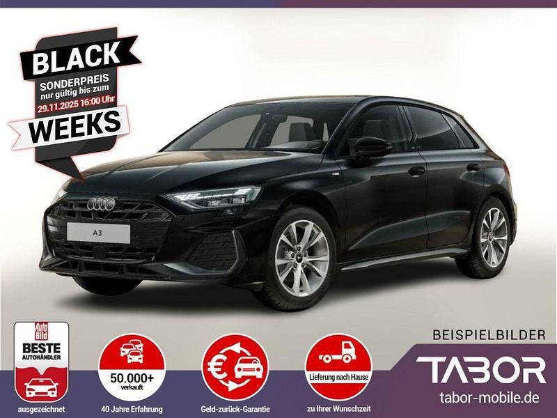 Schwarz Neu 2025 Audi A3 S-Line Limousine | 35.788 € (Guter Preis) - Bild 1/4