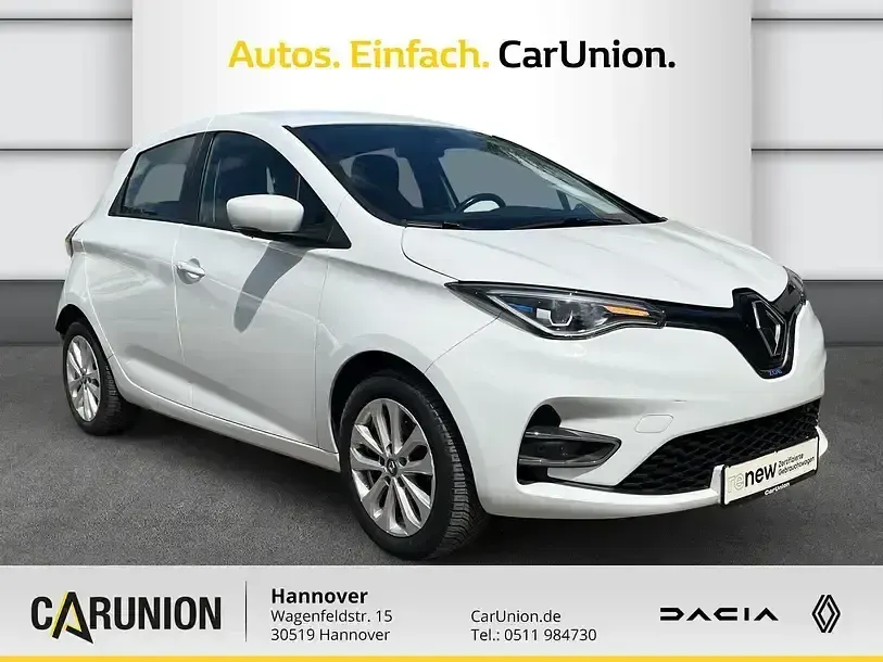 Gebraucht Renault Zoe Experience 80 kW (109 PS) 2021 Arktis weiß Kleinwagen