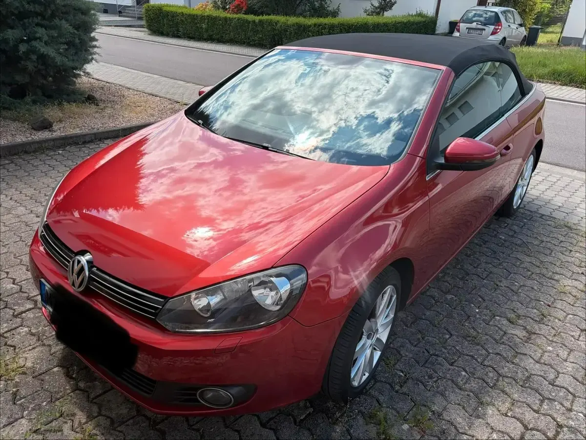 Gebraucht VW Golf Cabriolet 2012 Rot Cabrio