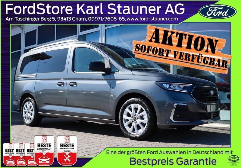 Grey metallic Neu 2025 Ford Tourneo Connect Titanium Van / Kleinbus | 40.480 € (Fairer Preis) - Bild 1/4