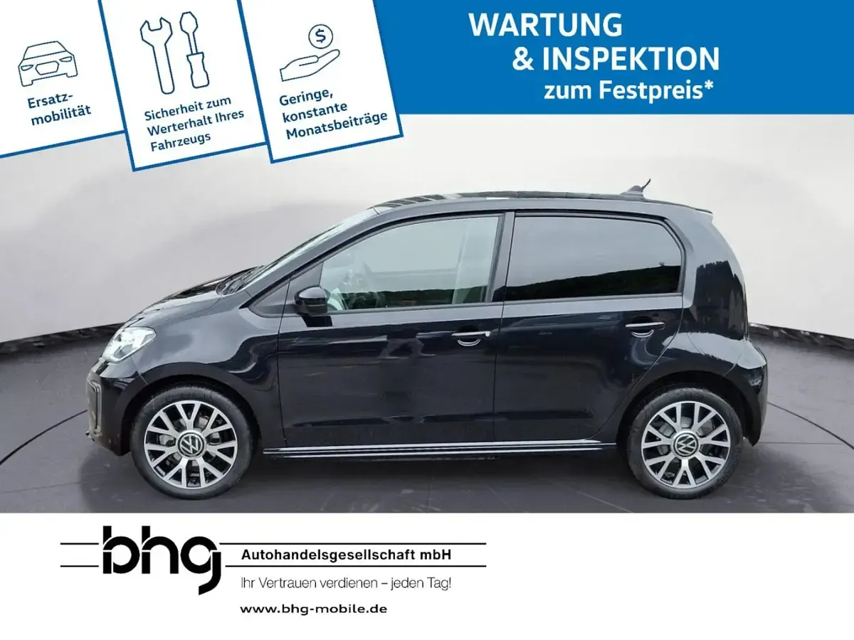 Gebraucht VW e-up! Style 61 kW (83 PS) 2022 Schwarz Kleinwagen