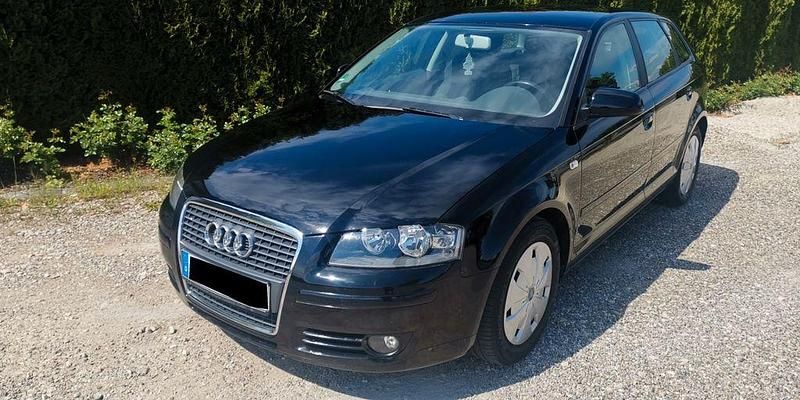 Schwarz Gebraucht 2007 Audi A3 Sportback Ambition Limousine | 2.490 € (Superpreis) - Bild 1/4