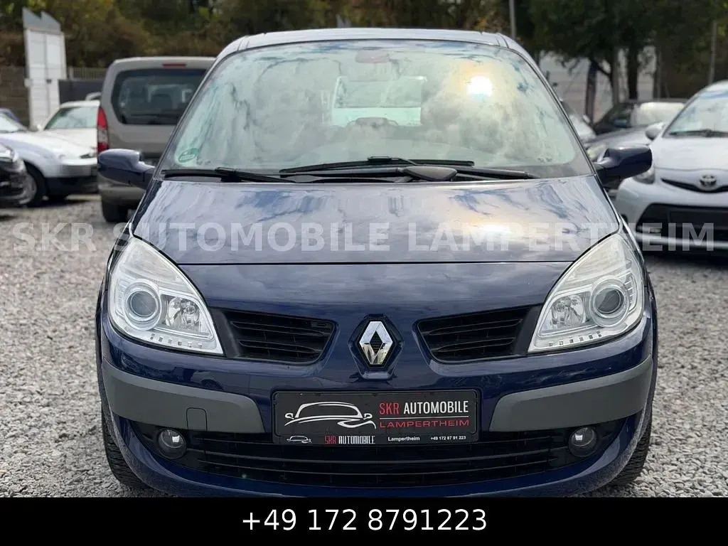 Gebraucht Renault Scénic II Avantage 111 PS (81 kW) 2008 Blau Van / Kleinbus