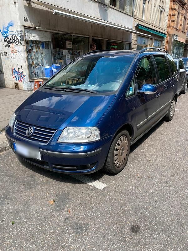 Blau Gebraucht 2008 VW Sharan Van / Kleinbus | 2.999 € (Guter Preis) - Bild 1/4
