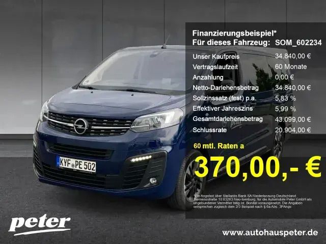 Gebraucht Opel Zafira Life Edition 144 PS (105 kW) 2023 Weiss Van / Kleinbus