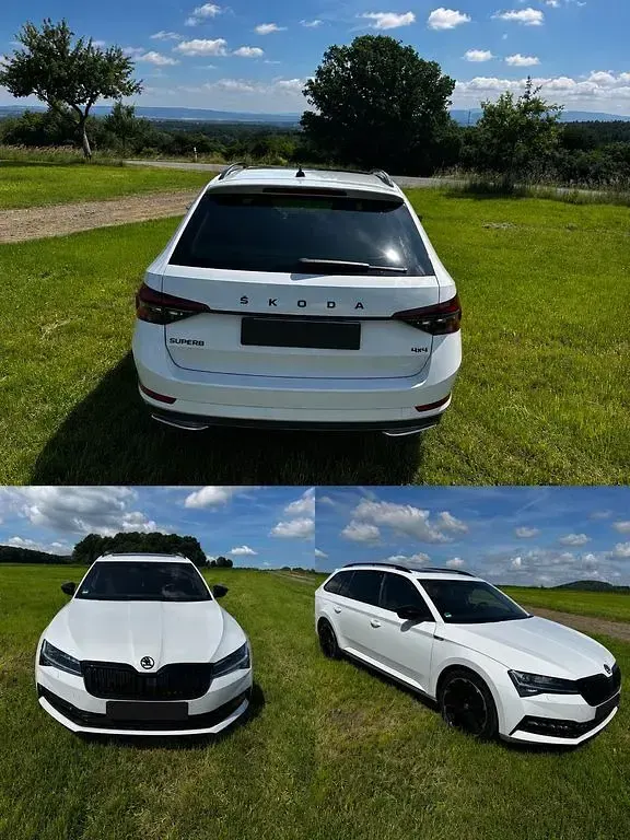 Gebraucht Skoda Superb SportLine 200 PS (147 kW) 2023 Weiß Limousine