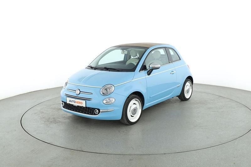 Blau Gebraucht 2019 Fiat 500C Collezione Cabrio | 12.590 € (Fairer Preis) - Bild 1/3