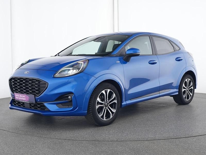 Dynamic blau Gebraucht 2020 Ford Puma Gen-E ST-Line X SUV | 12.989 € - Bild 1/4