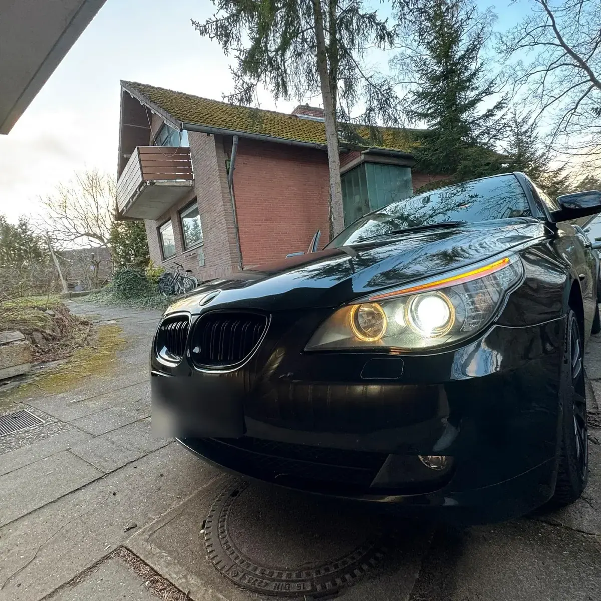 Gebraucht BMW 520 170 PS (125 kW) 2008 Schwarz Limousine