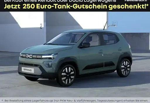 Nowe Dacia Spring Expression 52 kW (71 KM) 2026 Zielony Hatchback