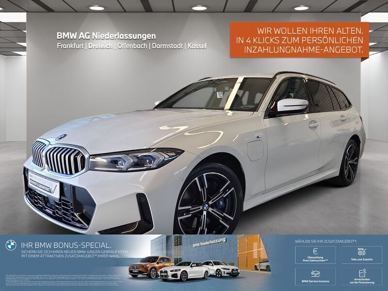 Weiß Gebraucht 2024 BMW 330e M Sport Kombi | 54.400 € (Teuer) - Bild 1/3