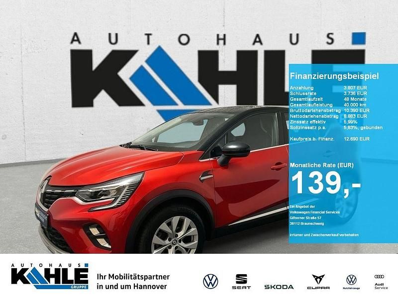 Schwarz Gebraucht 2021 Renault Captur Intens SUV | 12.690 € (Guter Preis) - Bild 1/4