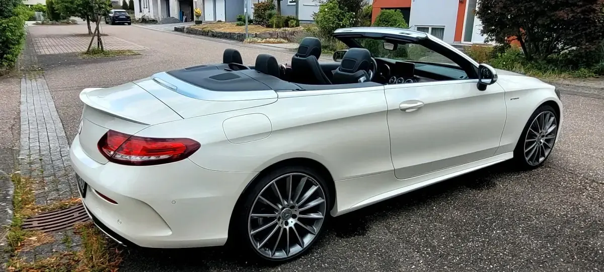 Gebraucht Mercedes C400 333 PS (244 kW) 2017 Weiß Cabrio