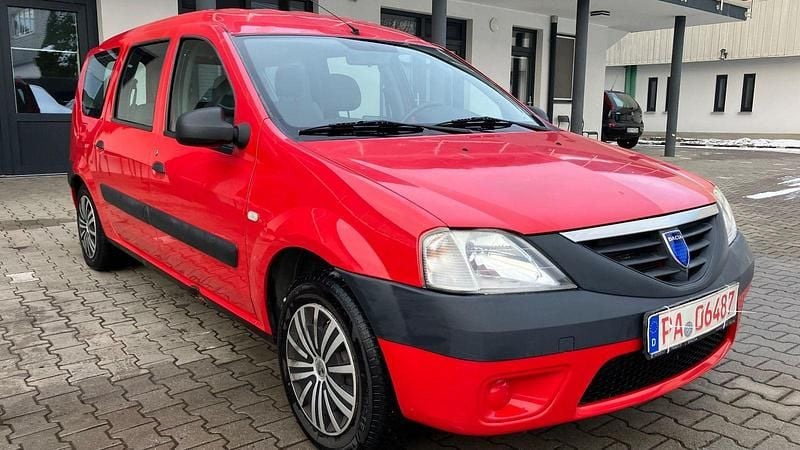 Gebraucht Dacia Logan MCV 87 PS (63 kW) 2008 Rot Kombi