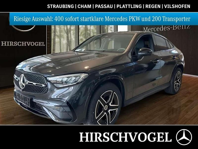 Metalliclack graphitgrau Gebraucht 2024 Mercedes GLC220 AMG line Coupé | 58.550 € (Guter Preis) - Bild 1/4