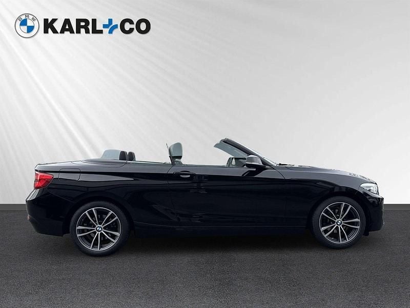 Gebraucht BMW 218 Sport Line 136 PS (100 kW) 2019 Schwarz Cabrio
