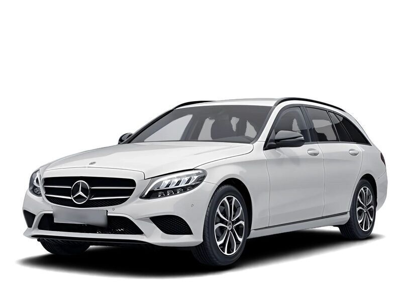Weiss Gebraucht 2019 Mercedes C220 Avantgarde | 31.249 € (Fairer Preis) - Bild 1/4