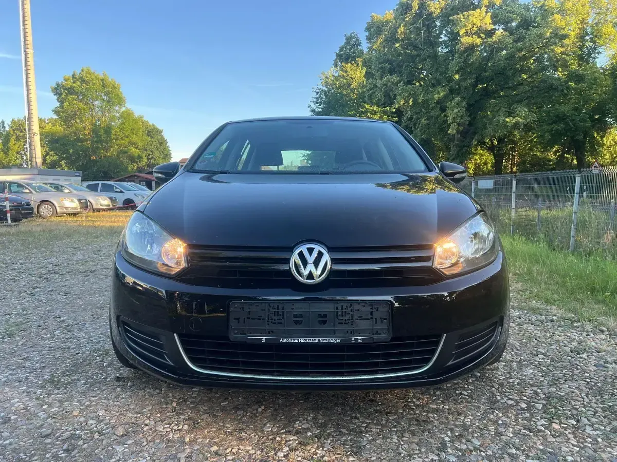 Gebraucht VW Golf VI 80 PS (58 kW) 2009 Schwarz Kleinwagen