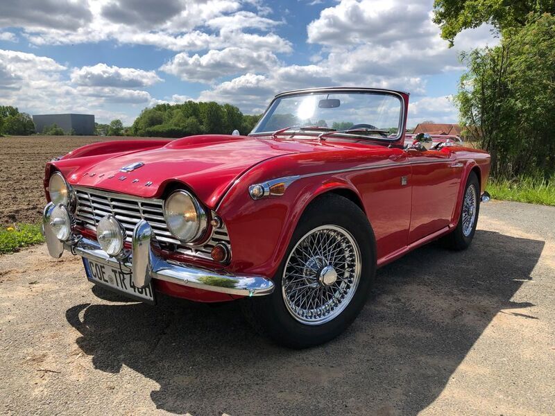 Rot Gebraucht 1964 Triumph TR4 Cabrio | 30.000 € - Bild 1/4