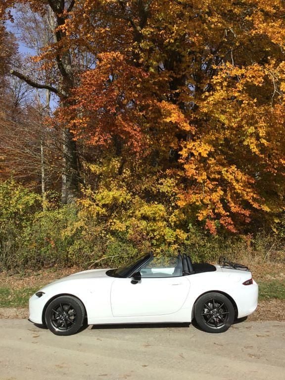 Gebraucht Mazda MX5 Prime-Line 132 PS (97 kW) 2016 Weiß Cabrio