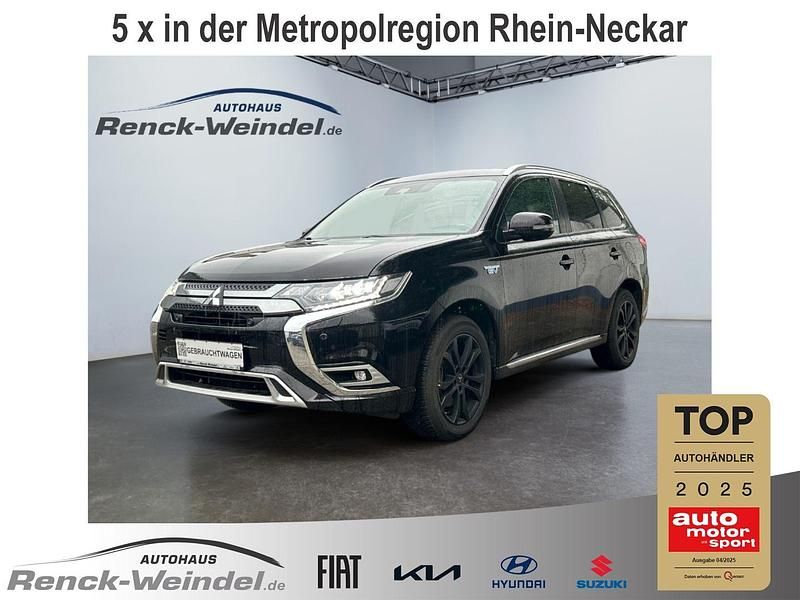 M) (schwarz Gebraucht 2020 Mitsubishi Outlander P-HEV Top SUV | 22.989 € (Fairer Preis) - Bild 1/4