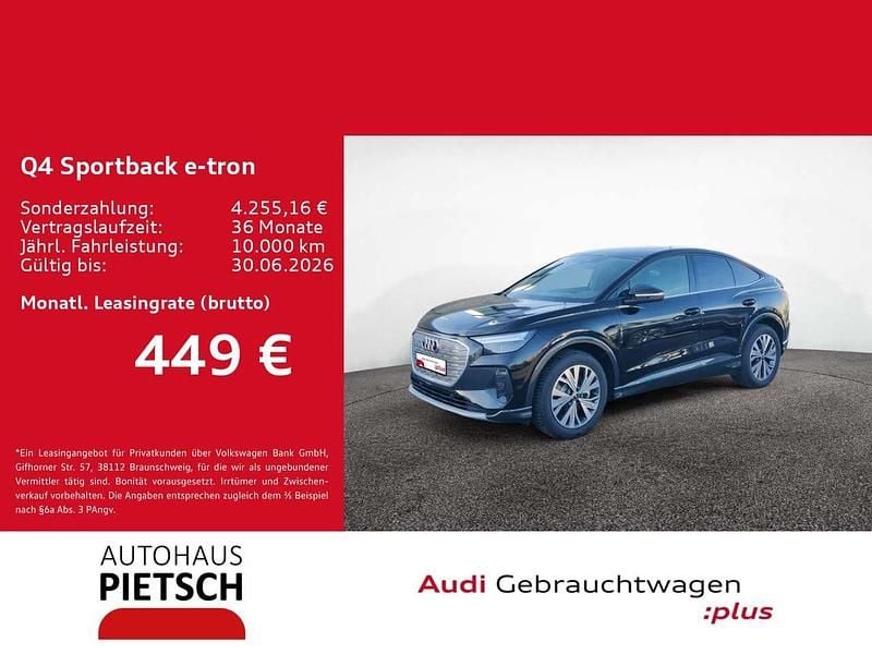 Second-hand Audi Q4 e-tron Advanced 210 kW (286 CP) 2025 Negru SUV