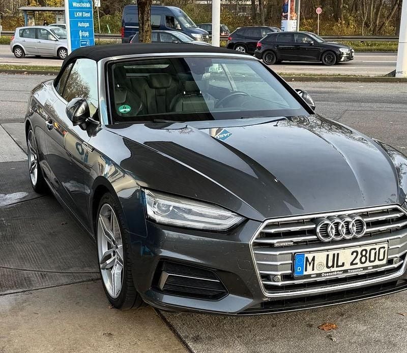 Grau Gebraucht 2019 Audi A5 Cabriolet Sport Cabrio | 26.500 € (Guter Preis) - Bild 1/4
