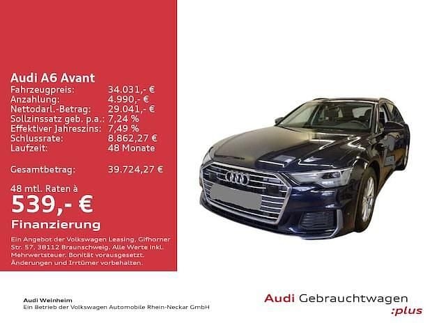 Gebraucht Audi A6 S-Line 204 PS (150 kW) 2023 Firmamentblau metallic Kombi