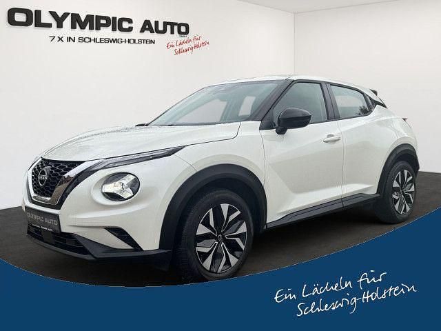 Brilliant white (m) Gebraucht 2023 Nissan Juke Acenta SUV | 17.990 € (Guter Preis) - Bild 1/4