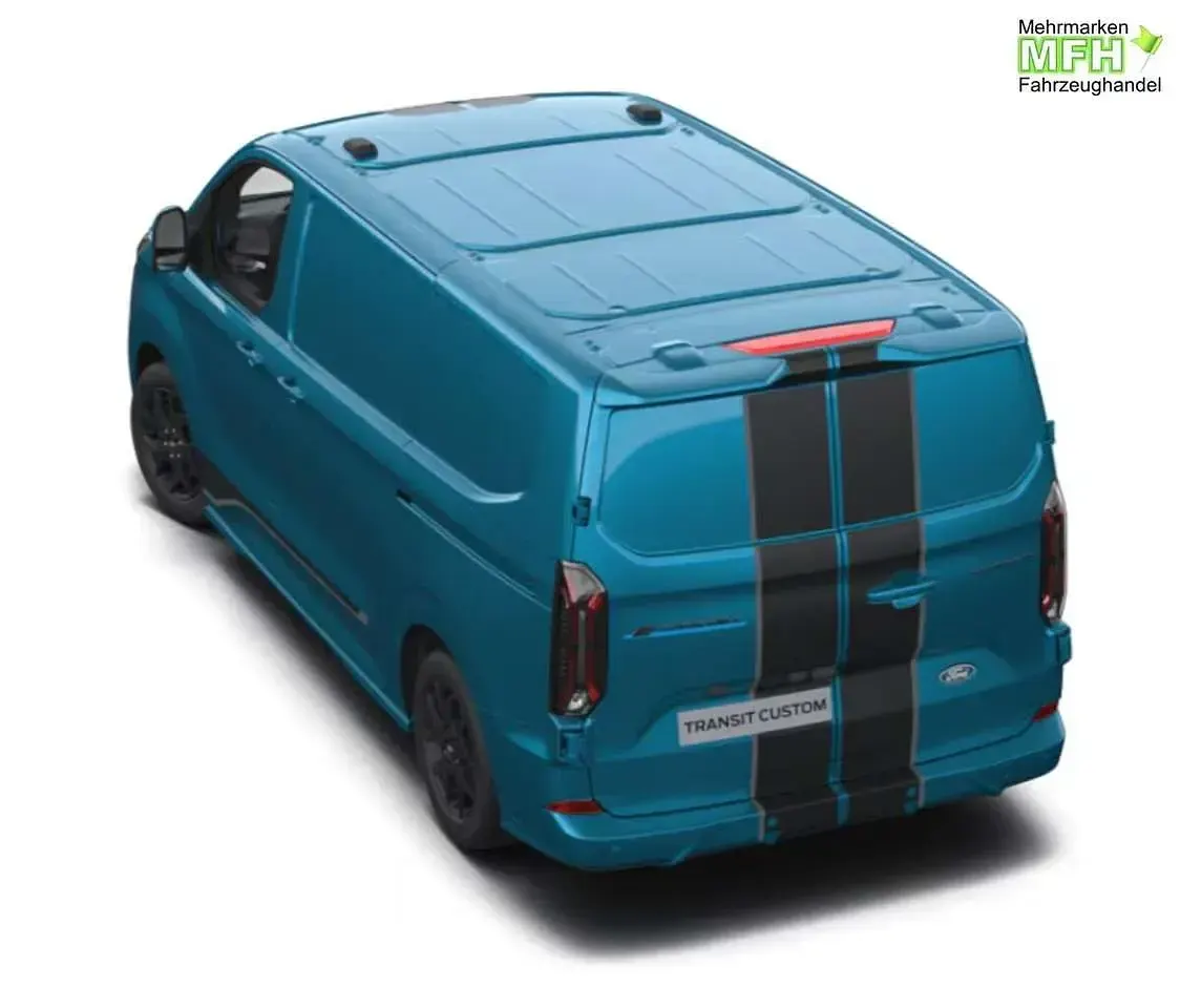 Neu Ford E-Transit Sport 160 kW (218 PS) 2026 Digital aqua blue metallic Van