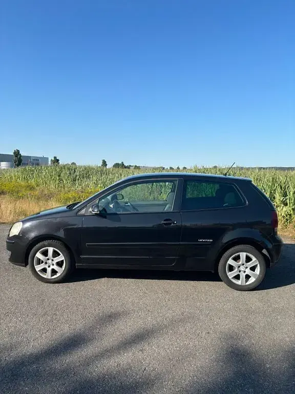 Gebraucht VW Polo Trendline 69 PS (50 kW) 2009 Schwarz Kleinwagen