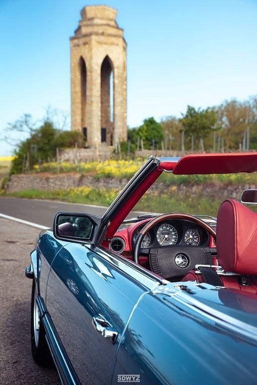 Gebraucht Mercedes SL350 194 PS (142 kW) 1979 Blau Cabrio