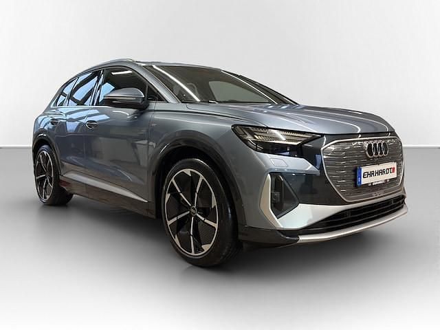 Gebraucht Audi Q4 e-tron S-Line 150 kW (204 PS) 2022 Geysirblau metallic SUV