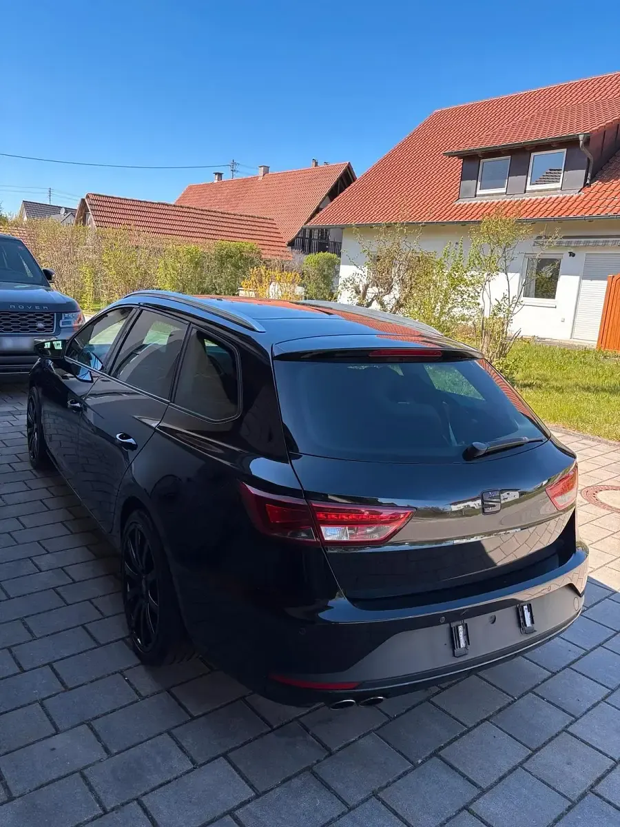 Usata Seat Leon FR 150 CV (110 kW) 2014 Nero Station wagon
