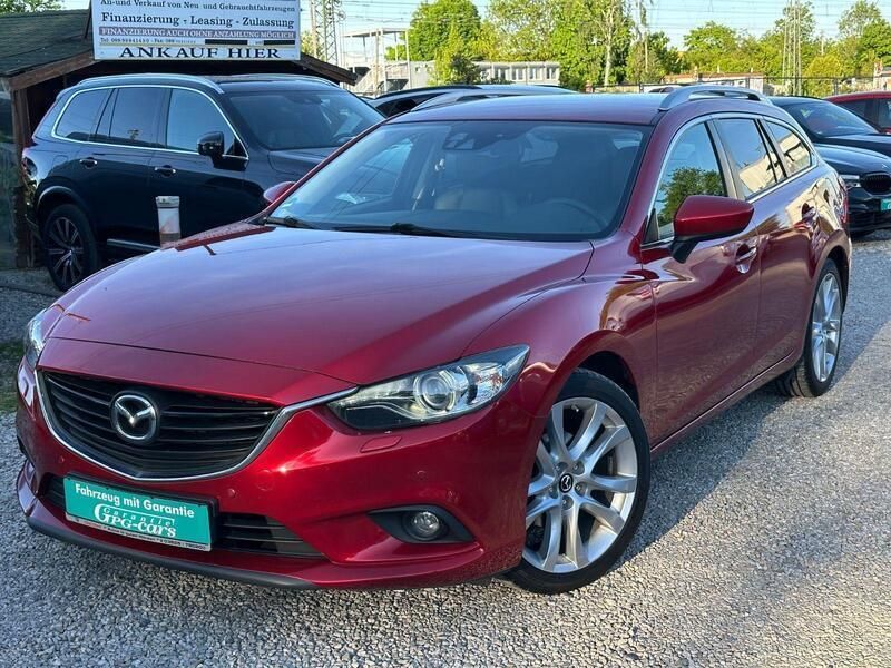 Rot Gebraucht 2013 Mazda 6 Sports-Line Kombi | 10.990 € (Superpreis) - Bild 1/4